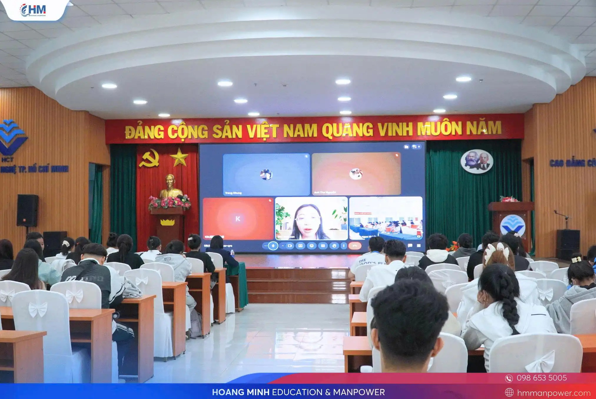 Hoàng Minh phối hợp khai giảng lớp tiếng Trung 0 đồng cho chương trình du học chuyên ban Đài Loan