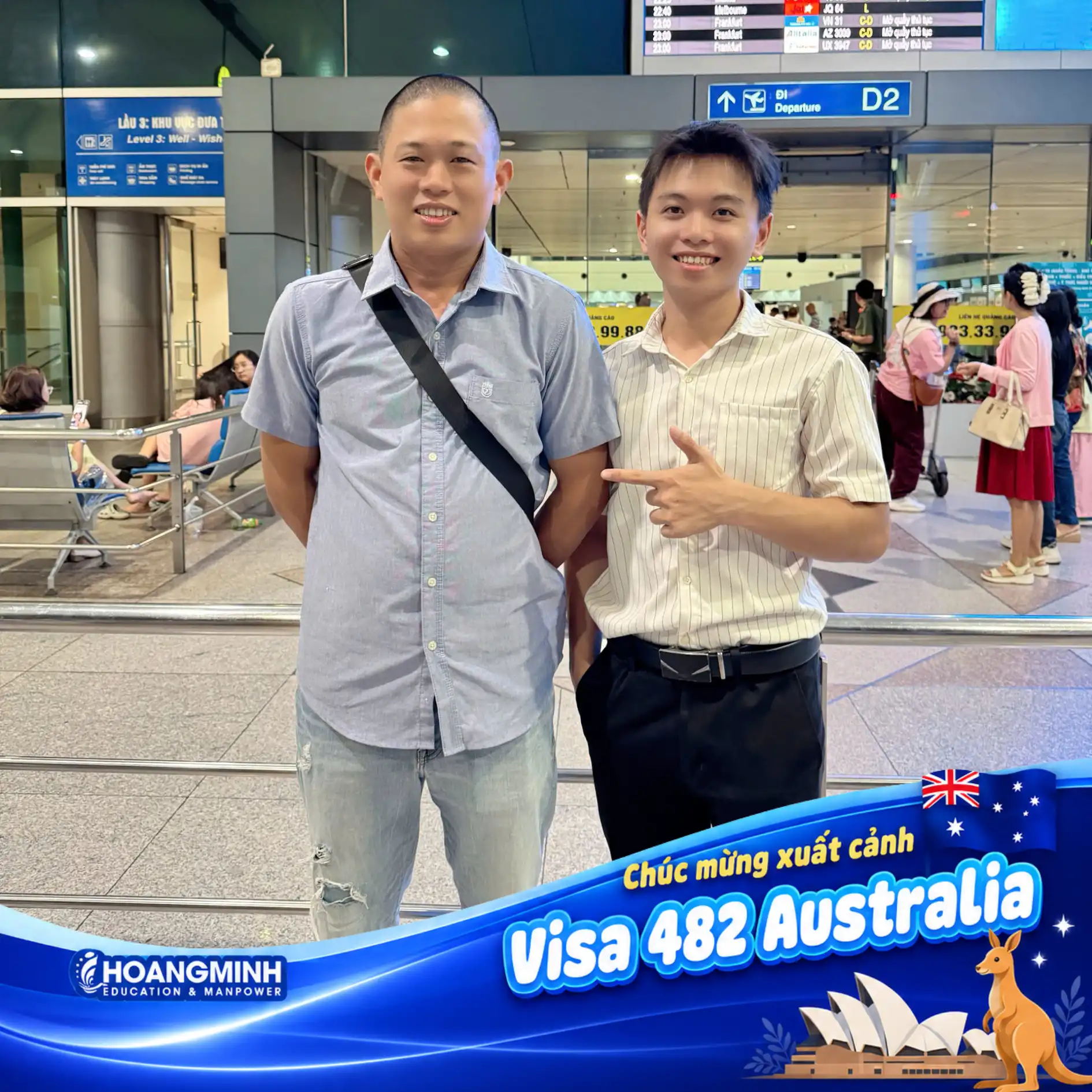 Tiễn Bay Anh Trần Kim Phú Xuất Cảnh Sang Úc Theo Diện Visa 482 Ngành Hàn1