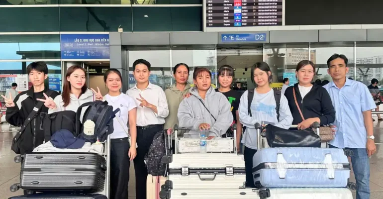 4 Học Viên Hoàng Minh Chính Thức Lên Đường Sang Đài Loan Học Tập Tại Trường Đông Nam